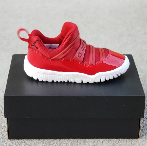 jordan 11 red toddler